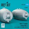 RESKIT RS72-0603 Mark 77 napalm bombs Mod. 2 (2pcs) (A-4, A-26K, F-4, AV-8B, F/A-18) (3D Printed) (1/72)